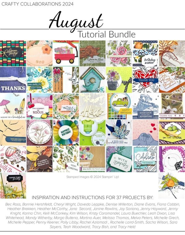 Crafty Collaborations Tutorial Bundle August 2024