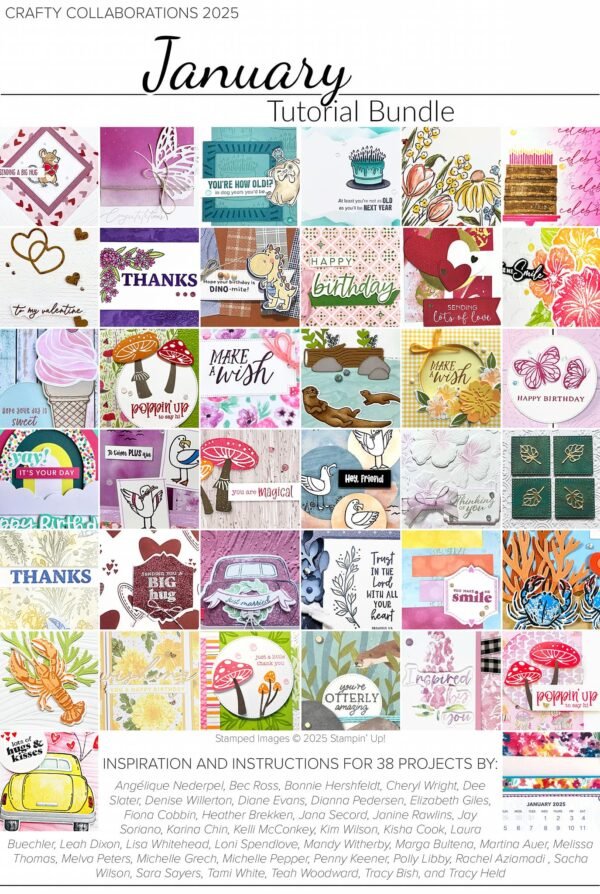 Crafty Collaborations Tutorial Bundle January 2025