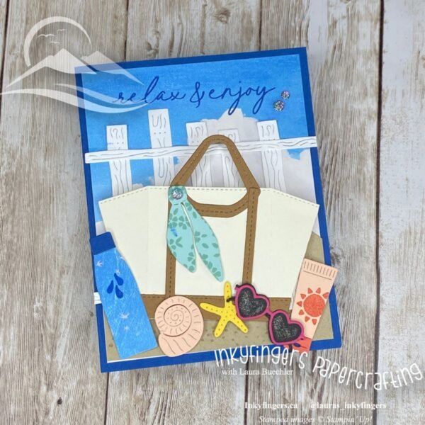 Inkyfingers Tutorial: Notes & Totes Gift Card Holder