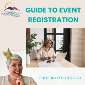 Event Registration with Inkyfingers Papercrafting