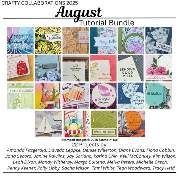 Crafty Collaborations Tutorial Bundle August 2025