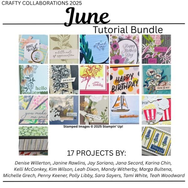 Crafty Collaborations Tutorial Bundle June 2025