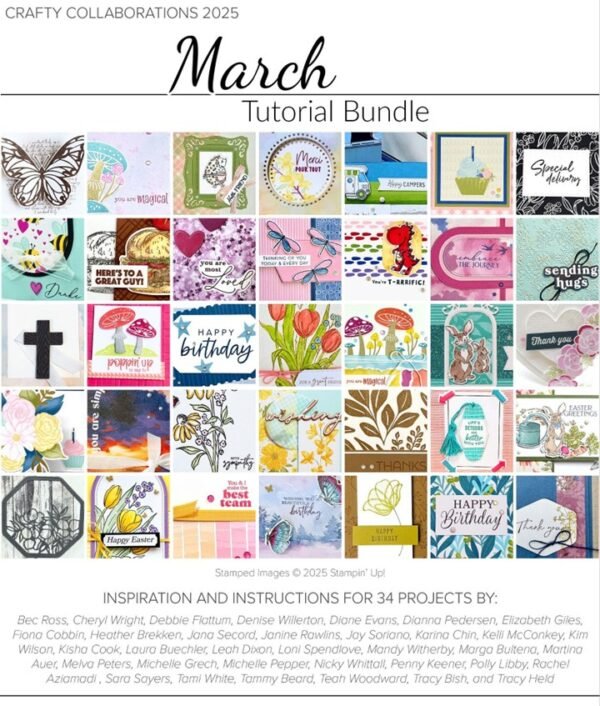 Crafty Collaborations Tutorial Bundle March 2025