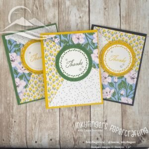 Inkyfingers Tutorial: Make Three Cards at a Time!