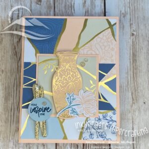Inkyfingers Tutorial: Following a Sketch with Kintsugi Inspirations