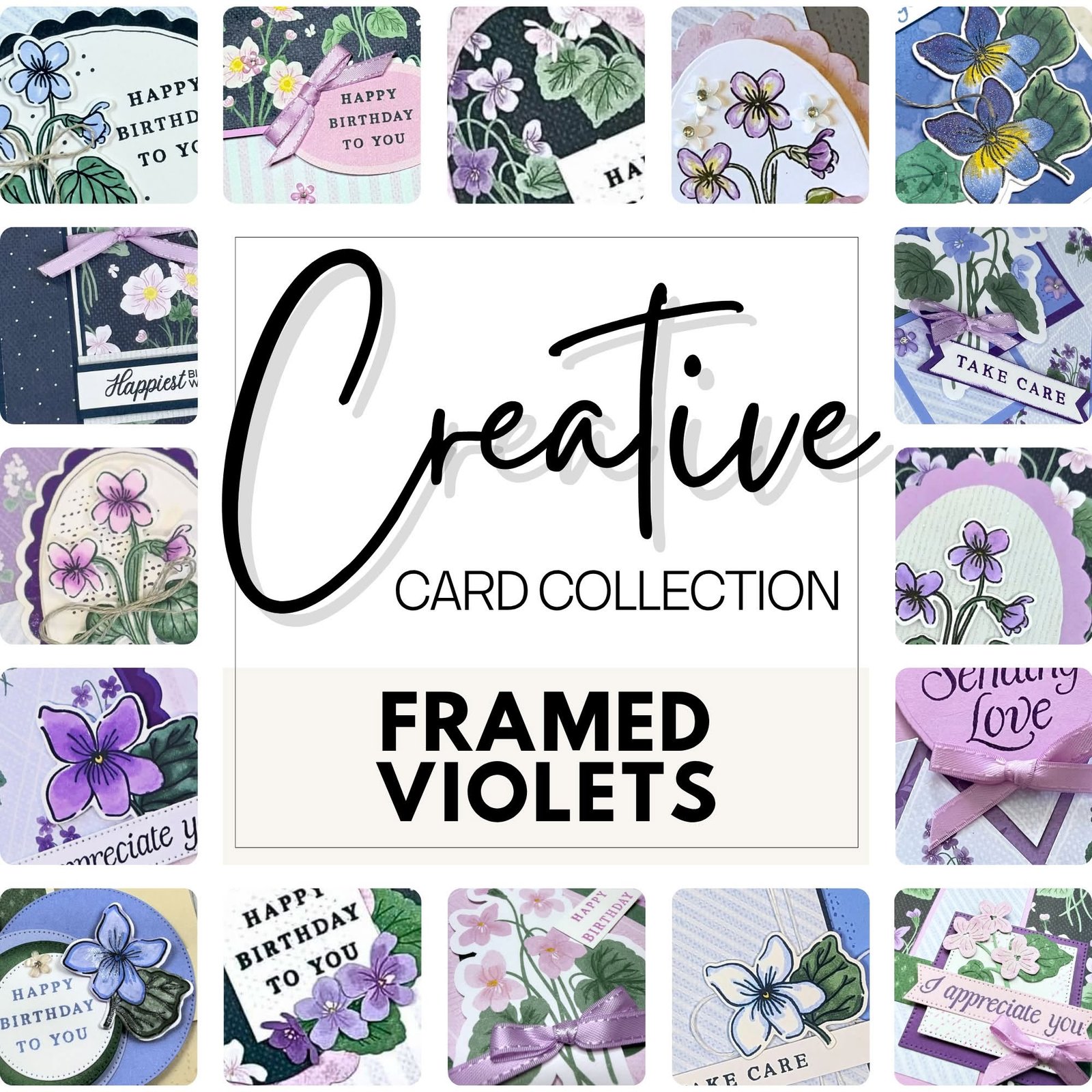 Virtual Class: Framed Violets